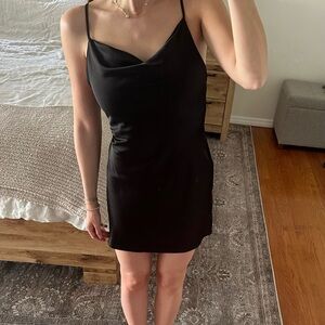 Elegant Black Slip Dress
